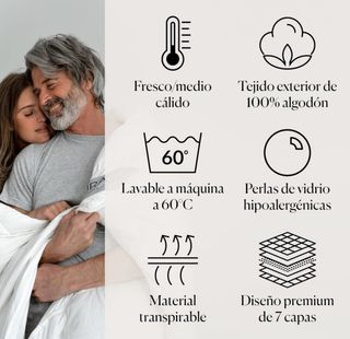 Cura Pearl Classic Manta Pesada 150x210 11kg