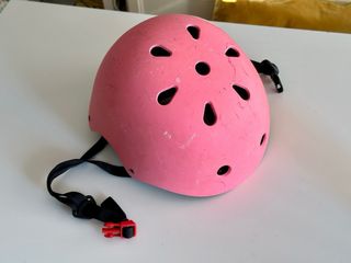 Casco infantil rosa skate talla S