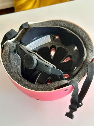 Casco infantil rosa skate talla S