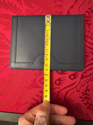 Cartera Corum Piel Azul Nueva