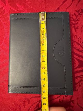 Cartera Corum Piel Azul Nueva