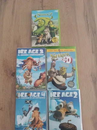 Pack 5 Películas DVD Infantiles (Español)