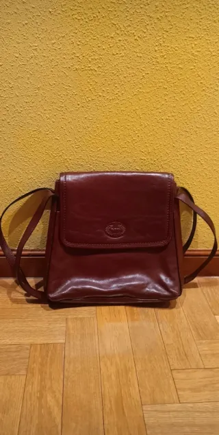 Bolso piel marrón