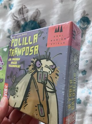 Juegos de mesa Virus! y Polilla Tramposa