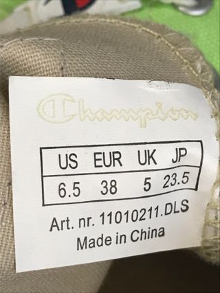 Zapatillas Champion Verdes y Blancas