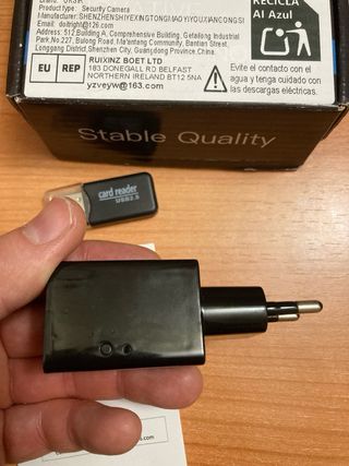 cámara espía Cargador USB para móvil