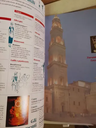 3 libri Itinerari Italiani nord centro sud