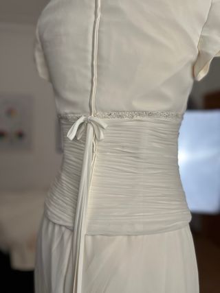 Vestido de Novia Crema