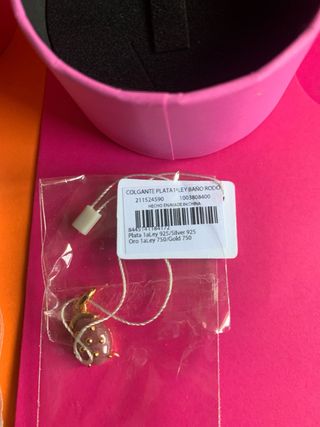 Conjunto Tous Pendientes y Colgante bañado oro