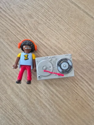 Playmobil DJ con tocadiscos