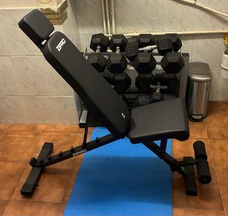 Banco de pesas ajustable plegable