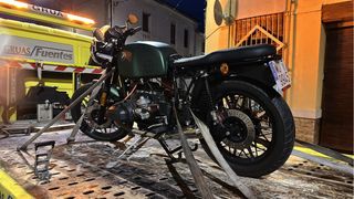 Moto BMW R100RS Verde