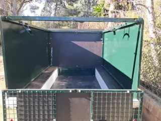 Remolque cerrado para kart,  motos