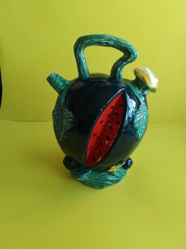 Botijo antiguo cerámica Manises