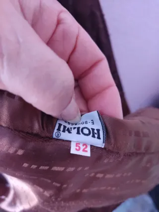 Chaleco de piel vintage HOLMI Talla 52