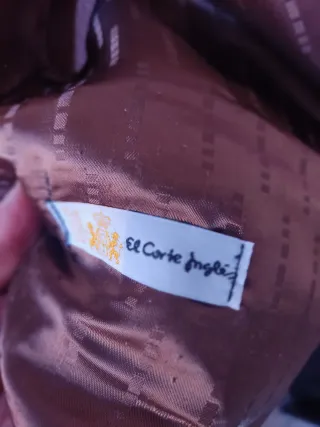 Chaleco de piel vintage HOLMI Talla 52