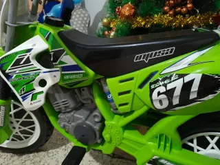 Moto Eléctrica Niños Verde