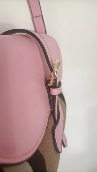 Borsa Burberry Beige e Rosa .