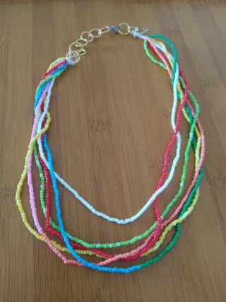 Collar artesanal unisex multicolor