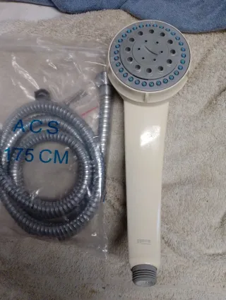 Manguera Ducha 175 CM Beige/Plata roca