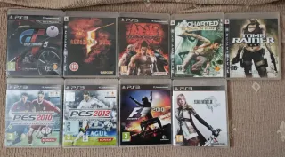 Pack 9 Juegos PS3: Gran Turismo 5, Uncharted, Tomb