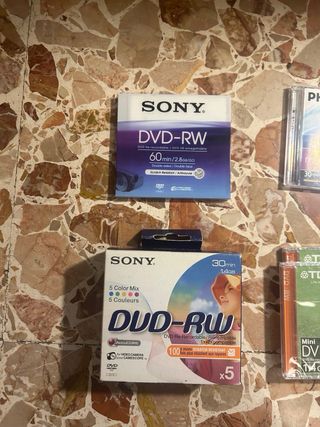 Lotti DVD-RW Philips, Sony, TDK