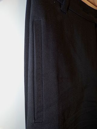 Pantalón Pedro del Hierro negro con pinzas