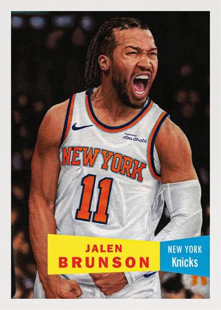 Jalen Brunson Cromo Living Set 2 TOPPS
