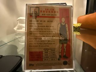 Jalen Brunson Cromo Living Set 2 TOPPS