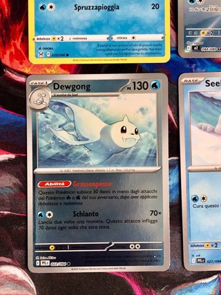 Lotto 4 carte Pokemon Dewgong Full art