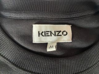 Jersey Kenzo Negro con Tigre Bordado
