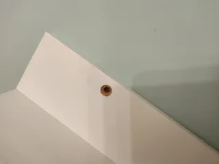 Balda Mosslanda Ikea 55 cm Blanca