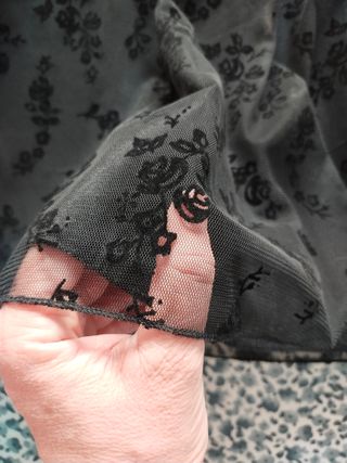 Vestido negro de tul de Voodoo Vixen talla L