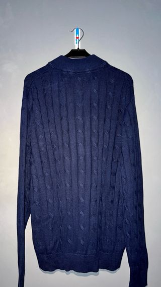 U.S. Polo Assn. Casaco Malha Azul Marinho