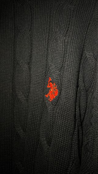 U.S. Polo Assn. Casaco Malha Azul Marinho