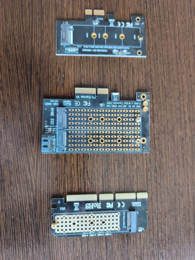 Adaptadores M.2 NVMe a PCIe