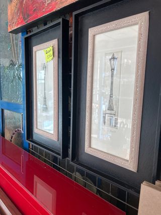 2 Cuadros Farola Vintage 150€