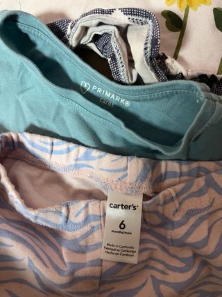 Lote 4 camisetas niña y 3 mallas