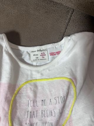 Lote 4 camisetas niña y 3 mallas