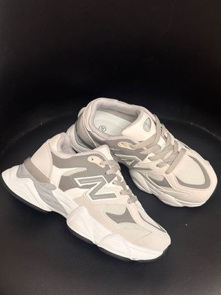 Zapatillas deportiva doble suela Gris, beige