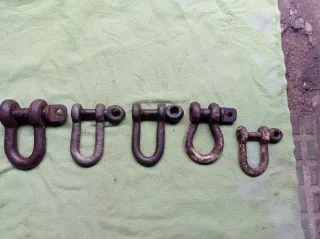 Grilletes de acero (5 unidades)