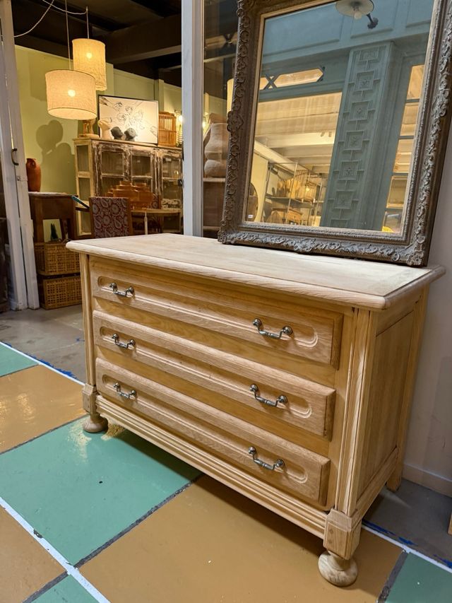 Cajonera Roble Macizo