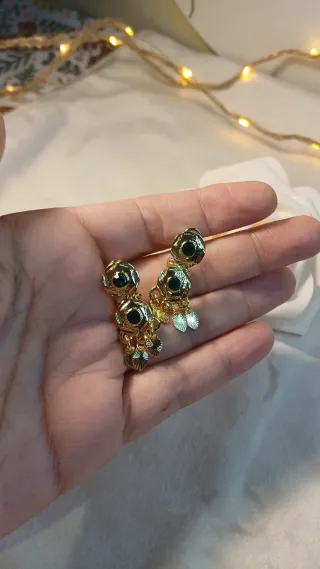 Pendientes Vintage Chapado Oro 18k