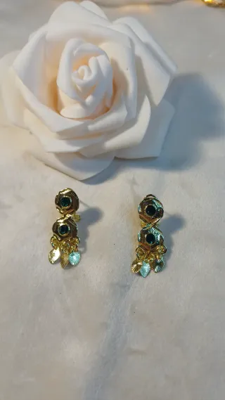 Pendientes Vintage Chapado Oro 18k