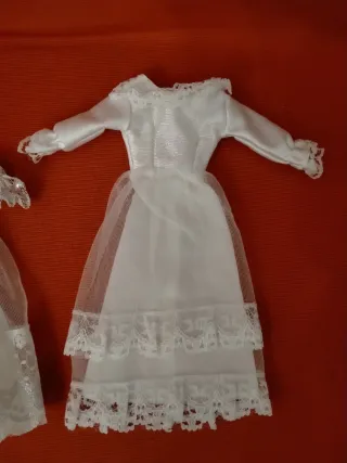 2 Abiti da sposa Barbie vintage