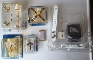 Lámparas casa de muñecas sin estrenar