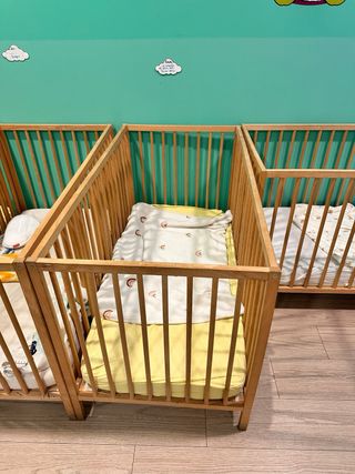 Cunas Ikea Madera con Colchón (16 unidades)