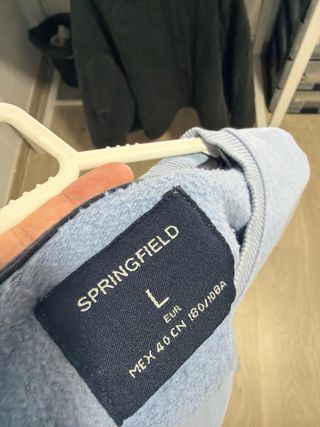 Sudadera Springfield azul con dibujo