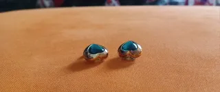 Orecchini vintage a cuore clip