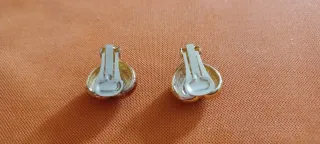 Orecchini vintage a cuore clip